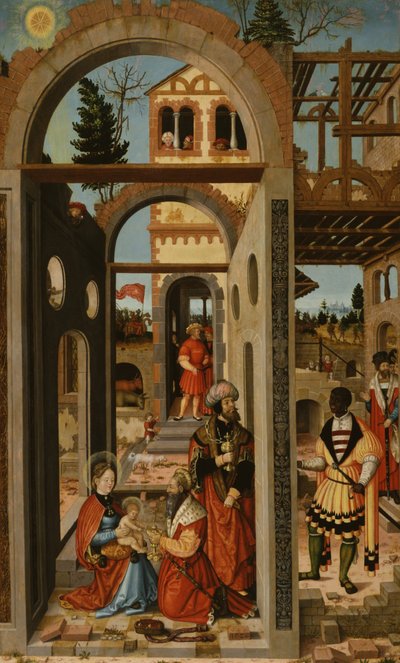 Anbetung der Heiligen Drei Könige, 1526 von Wilhelm Stetter